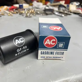 5650677 Ac Spark Plug 1963-1965 Corvette Gf90 Fuel Filter Gm 5650677. Black. Nos / Oem