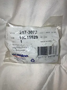 217-3072 Acdelco 707773840368 Fuel Injection Pressure Regulator