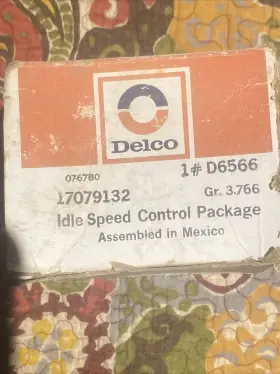 D6566 Acdelco Carburetor Idle Control Unit Kit
