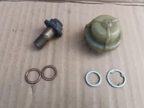 P28-a01 Acura Honda Oem 92-95 Civic Ex D16z6 Fuel Feed Hose Line Bolt Nut Pulsation Damper