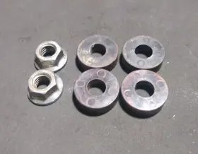 R20-frb2 Acura Honda Oem Fuel Rail Spacers And Nuts - For K Series Engine K20 K24 With Aftermarket R20-frb2 Acura Honda Oem Fuel Rail Spacers And Nuts - For K Series Engine K20 K24 With Aftermarket