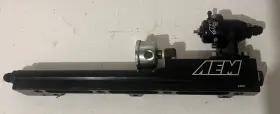 25-100bk Aem B Series Fuel Rail With Regulator And Gauge Honda Acura B16 B18 B20 Vtec 25-100bk Aem B Series Fuel Rail With Regulator And Gauge Honda Acura B16 B18 B20 Vtec