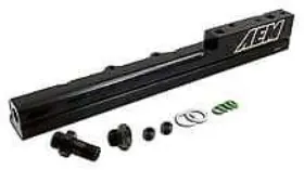 25-103bk Aem High Volume Fuel Rail. Black. Honda