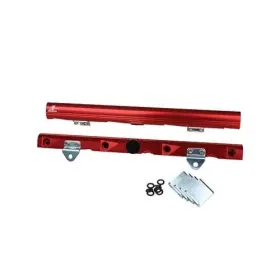 14142 Aeromotive Fuel Rails Billet Aluminum Red Anodized Chevy Corvette 7.0l Pair