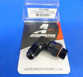 Orb-06 Aeromotive 15689 To An-06 Flare Swivel Tight 90 Degree Elbow Fitting