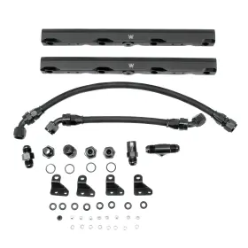146202b Alloyworks For Lsxr 102mm C6 Corvette Ls7 Black Fuel Rails Kits-new