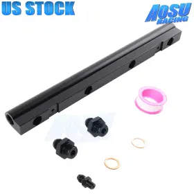 Olrl007-bk-thw Aosuracing For Vw Audi Mk4 Golf Jetta Beetle A4 Gti Gli 1.8t Billet Intake Fuel Rail Kit