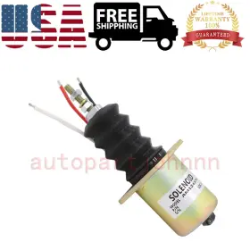 Am103337-afp2 Autopartjohnnn 072241450106 Fuel Shut Off Solenoid Am124379 Fits John Deere 332 3375 375 675 655 755 855 955