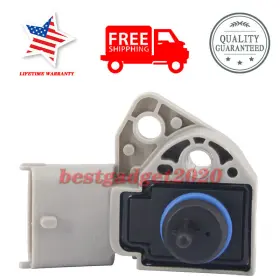 Bestgadget2020 0261230238 Fits Volvo C30 C70 S40 S60 S80 V50 V60 V70 Fuel Rail Pressure Sensor 0261230239