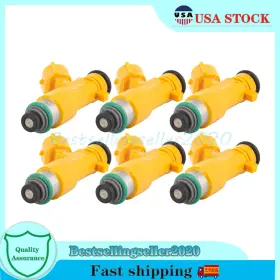 16600-ey00a Bestsellingseller2020 Ap15128201s 6 Fuel Injectors Fits Infiniti G37 Fx37 Q40 Q50 Q60 2013-217 Fj1016
