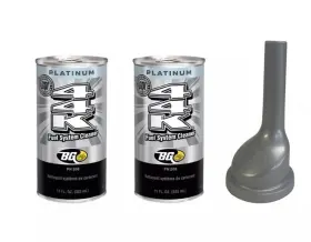 654654 Bg Products 44k Platinum Fuel System Cleaner Bg44k Pn208 2 Pack With Funnel Bundle