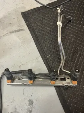 13531433520 Bmw M44 Fuel Rail With Injectors 1997 1998 E36 318i 318is 318ti Z3 1.9 Roadster Oe