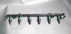 13531748583 Bmw M50 S50 Fuel Rail W Injectors Set 1991-1995 E36 325i 325is M3 E34 525i Oem