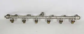 13537523441 Bmw E65 E66 V12 Fuel Rail High Pressure Injection Pipe Cyl 7-12 2003-2008 Oem