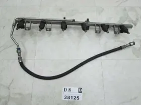 13537541452 Bmw Fuel Injection Rail 325i 2001 2005 Gas Inject Injector Ramp Pipe Line Oem