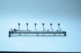 7795514 Bmw 09-13 E70 X5 3.0l Diesel M57 Engine Fuel Rail Injection With Lines Oem