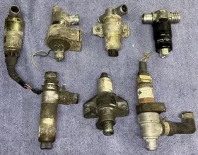 280140502 Bosch Lot Of 7 Vintage 1980s-early Ft90s Air Idle Control Valves-volvo Vw M/b
