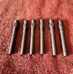 93111022500 Bosch Porsche 911 930 Turbo 964 Oem Set Of 6 Fuel Injectors For 3.3 Engine
