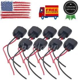 Ev14 Brolawn 691540648816 8x Fuel Injector Connector Wiring Plugs Clips Ev6 Uscar Pigtail Cut Splice