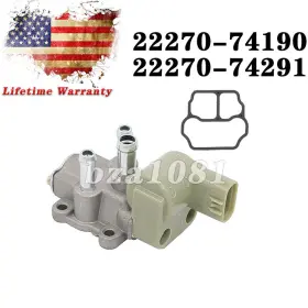 22270-74090 Bza1081 Gt761-317 Idle Air Control Valve With Gasket For Toyota Camry Celica Mr2 2.2l New