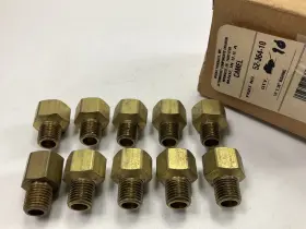 52-364-10 Camel 10 Brass Reducer 3/8 Npt M X 1/4 F Bushing Gauge Adapter