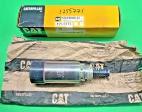 125-5771 Caterpillar Genuine Oem Cat Fuel Shut Off Solenoid 12vdc Fit In Desc Free Shipping