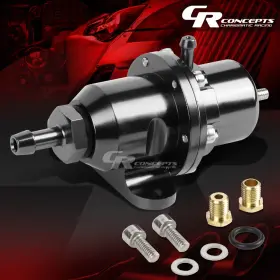 Crc-fprt119tt Charismatic Racing Concepts For Honda Acura B16 B18 F20 Grey Jdm Adjustable Billet Fuel Pressure Regulator