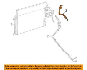 68184885aa Chrysler Oem 14-18 2500 Cooling Trans Oil Cooler Lines-connector Tube