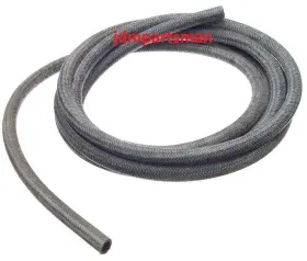 Fh12x3.3 Continental 12mm Id Cloth Braided Fuel And Breather Hose Made In Germany 1.5 Foot -