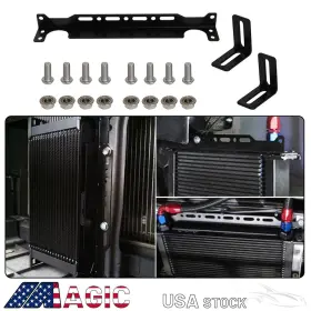 02fsg005abk Csks Universal British Transmission Oil Cooler 248mm Mounting Bracket Black