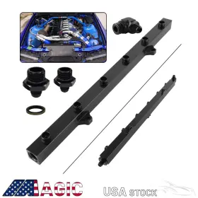 02fsj025abk Csks High Flow Fuel Rail For Bmw E36 E46 M50 M52 M54 325i 328i 323i M3 Z3 E39 528i Bk