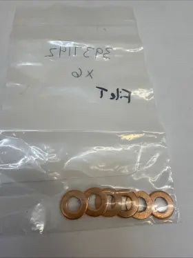 3937142 Cummins Copper Injector Sealing Washers 03-2016 Dodge 5.9 6.7l Set Of 6