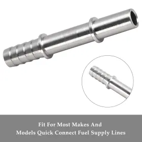 An817-02-06ba Darupsun An8170206ba Quick Connect 3/8 Fuel Rail Hose To Barb Adapter Fitting