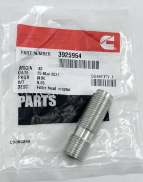 3925954 Dcec Cummins Fuel Filter Head Adaptor Nipple For Dodge W250 W350 D250 Ford