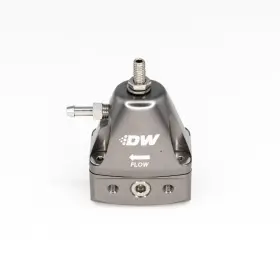 6-1001-frt Deatschwerks For Dwr1000il In-line Adjustable Fuel Pressure Regulator - Titanium