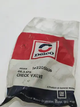 22050636 Delco Air Injection Check Valve Nos Made In Usa