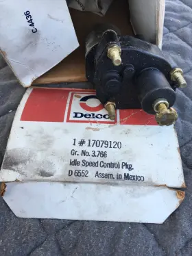 17079120 Delco D6552 Idle Speed Control Package Nos