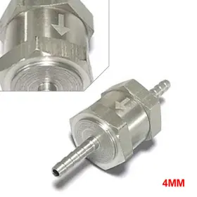Dictorcoltd 550743446523 1 Pcs One Way Check Valve Non Return Inline For Gas Or Diesel Fuel 4mm