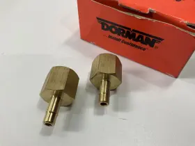 800-079-2 Dorman 800-079 Fuel Line Fitting Adapter 5/16 Inch Nylon Hose To M14-1.5 Female Pair
