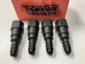 800-082-4 Dorman 4 800-082 3/8 Inch Fuel Line Fittings Steel X Nylon Quick Connect