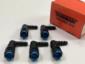 800-091-5 Dorman 5 800-091 Fuel Line Quick Connector 3/8 Inch To 5/16 90 Degree