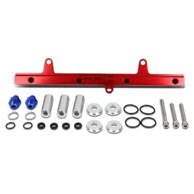 Dpt-frksr20detrd Dpt Motorsports Fit 240sx S13 Sr20det Red Aluminum Top Feed High Flow Fuel Injector Rail Jdm Kit