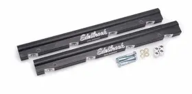3655 Edelbrock Fuel Rail Kit -8 An Black Anodize