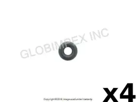 573.043 Elring Klinger Vw / Audi 1978-1993 Fuel Injector Seal 6 X 5.2 Mm 4 Pcs
