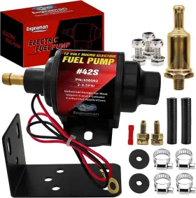 106092 Engineman Gasoline Electric Fuel Pump Universal 5/16 Inch 2-3.5psi 28 Gph For