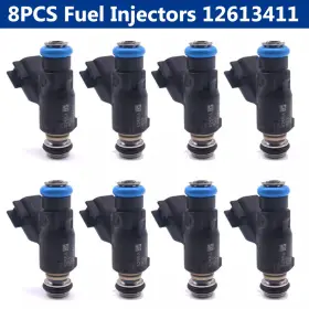 12613411 Factory/oem 217-3411 New 8pcs Fuel Injectors For 10-17 Chevy Silverado Gmc 4.8/5.3/6.0l