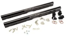 Fast 036584266853 Black Billet Fuel Rail Kit For Ls1 And Ls6 Lsxr 102mm Intake Manifolds