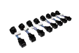 170604-8 Fast Fuel Injector Adapters Set Of 8 Uscar To Minitimer