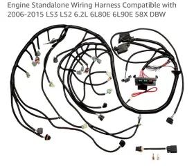 6l90e For Ls 6l80e/6l90e 58x Standalone Harness Drive By Wire Dbw Ls3 Ls2 6.2l