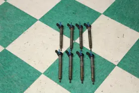 322-ford Ford 11-14 F250 6.7l Diesel Engine Motor Fuel Injector Set Of 8 Eight Factory Oem Wty